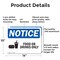 Signmission Food Or Drink Only, 14 in W x Rectangle, Aluminum OS-2PACK-NS-A-1014-L-12831 - alternate 7